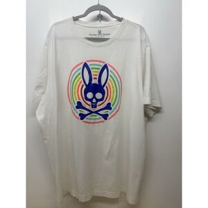 Psycho Bunny Original White Andrew Tee Shirt‎ Pima Cotton size 3XL #26